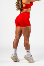 Шорты High Waisted Push-Up Shorts TOTALLY SEAMLESS 304 Красные
