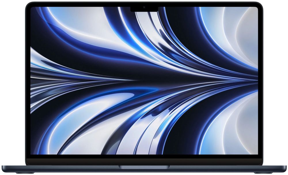 Apple MacBook Air 13&quot; (M2, 8C CPU/8C GPU, 2022), 8 ГБ, 256 ГБ SSD, A2681 (MLY33) Полуночный черный