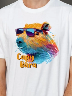 Капибара футболка оверсайз женская мужская
