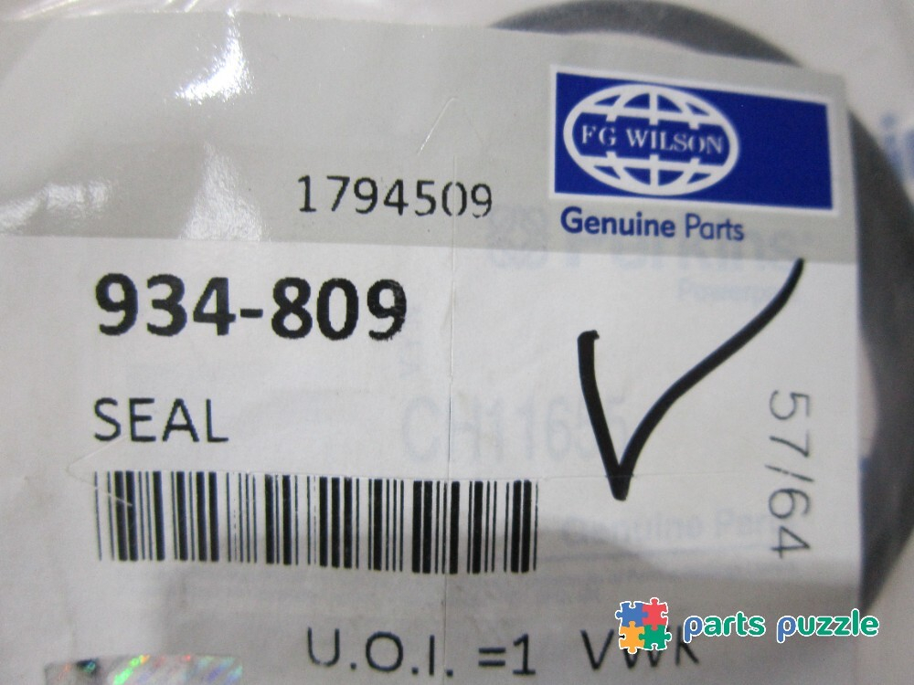 Кольцо уплотнительное гильзы / SEAL АРТ: 934-809