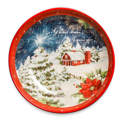 Блюдо глубокое 33см Certified International Corp Тихая ночь