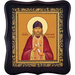 Нектарий Оптинский Преподобный. Икона на холсте в киоте