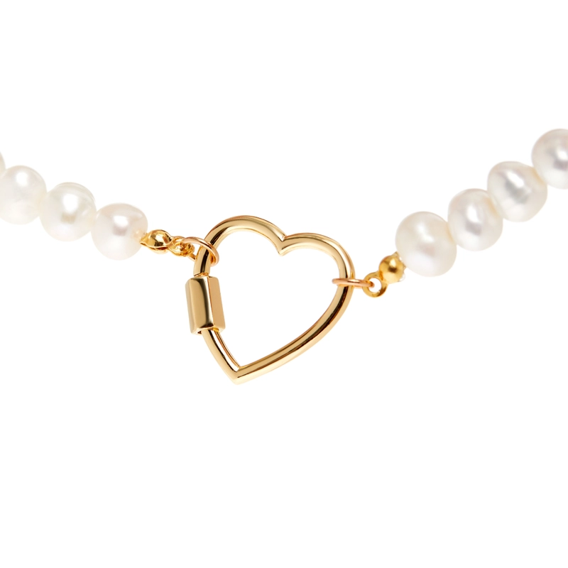 Колье Сердце-карабин