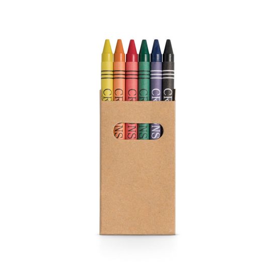 EAGLE Коробка с 6 восковыми карандашами