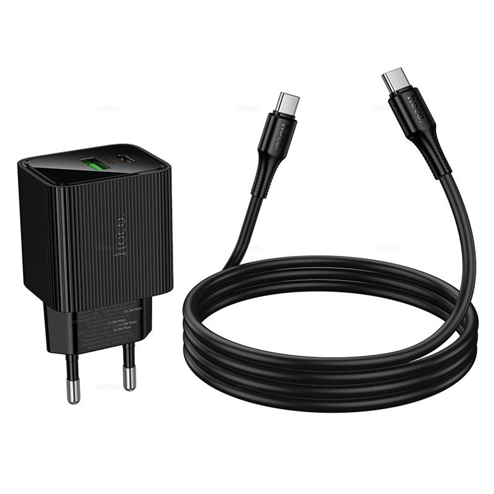 Зарядное устройство для Type-C PD30W+QC3.0 Hoco CS84A (black)