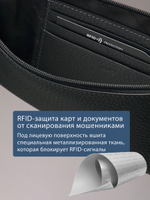 812 R - Портмоне-клатч с RFID защитой