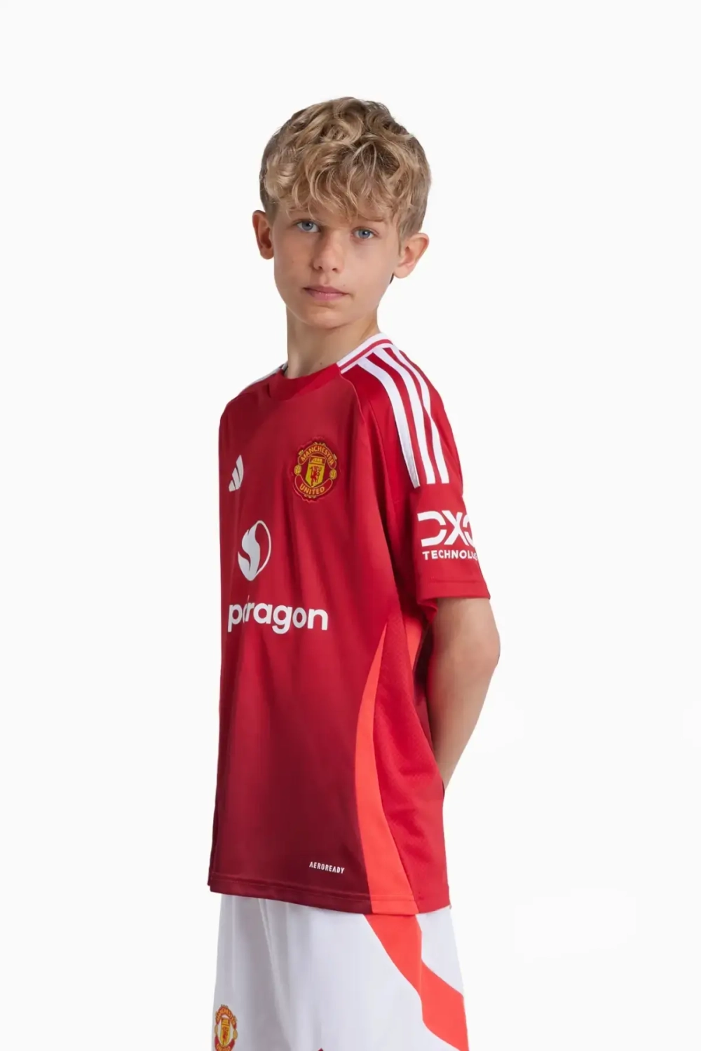Футболка adidas Manchester United 24/25 Home Junior - красный