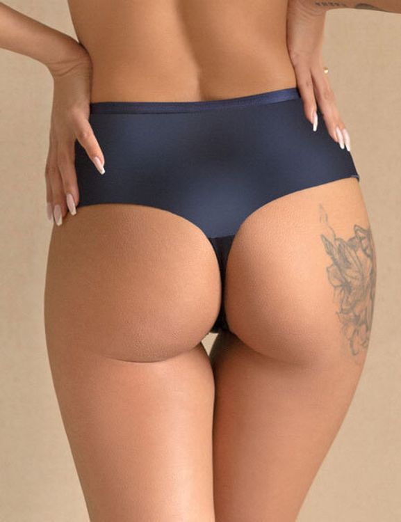 Трусы Kris Line Mystery стринги High Waist (темно-синий)