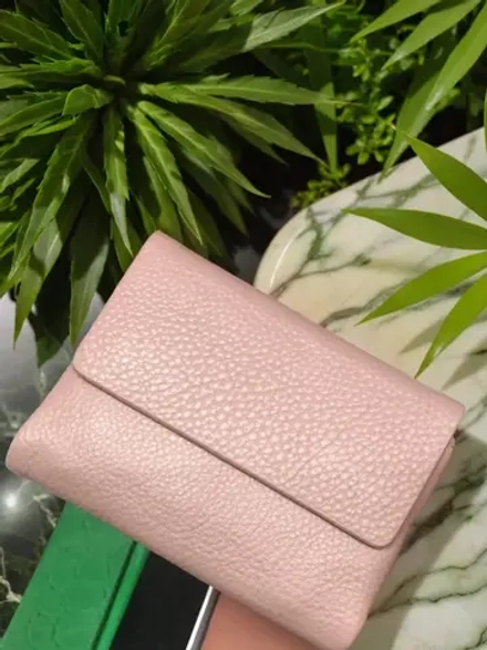 Компактный кошелек из натуральной кожи