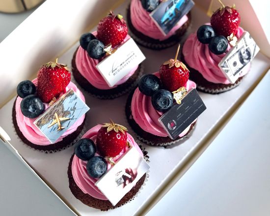 Капкейки на день рождение "пусть мечты исполняются"