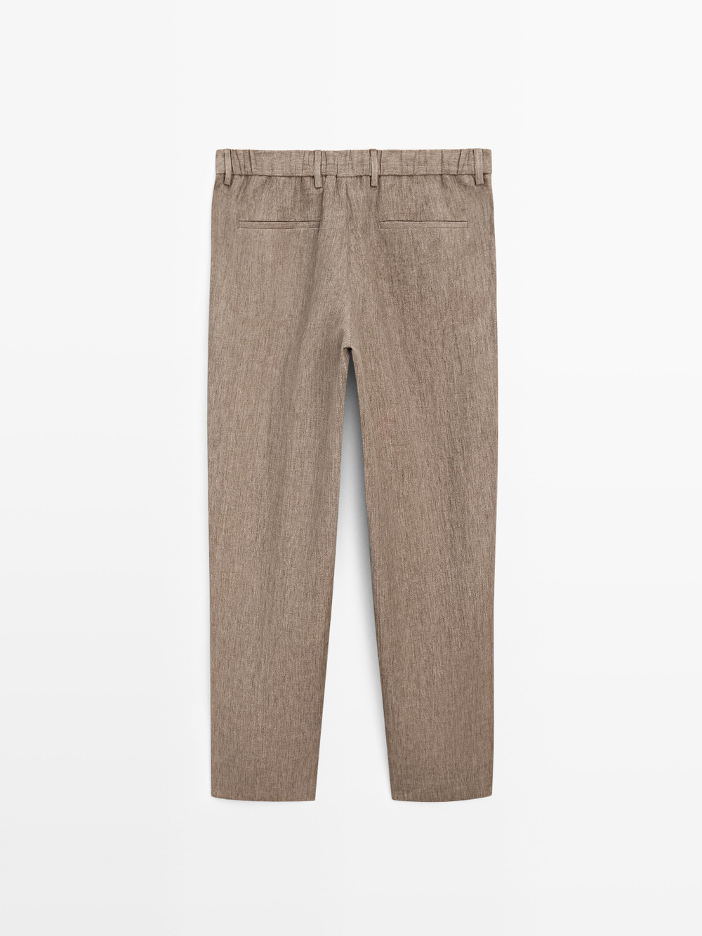 Massimo Dutti Костюмные брюки из 100% льна, охра