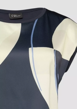 Блуза свободного кроя с принтом s.Oliver Black Label