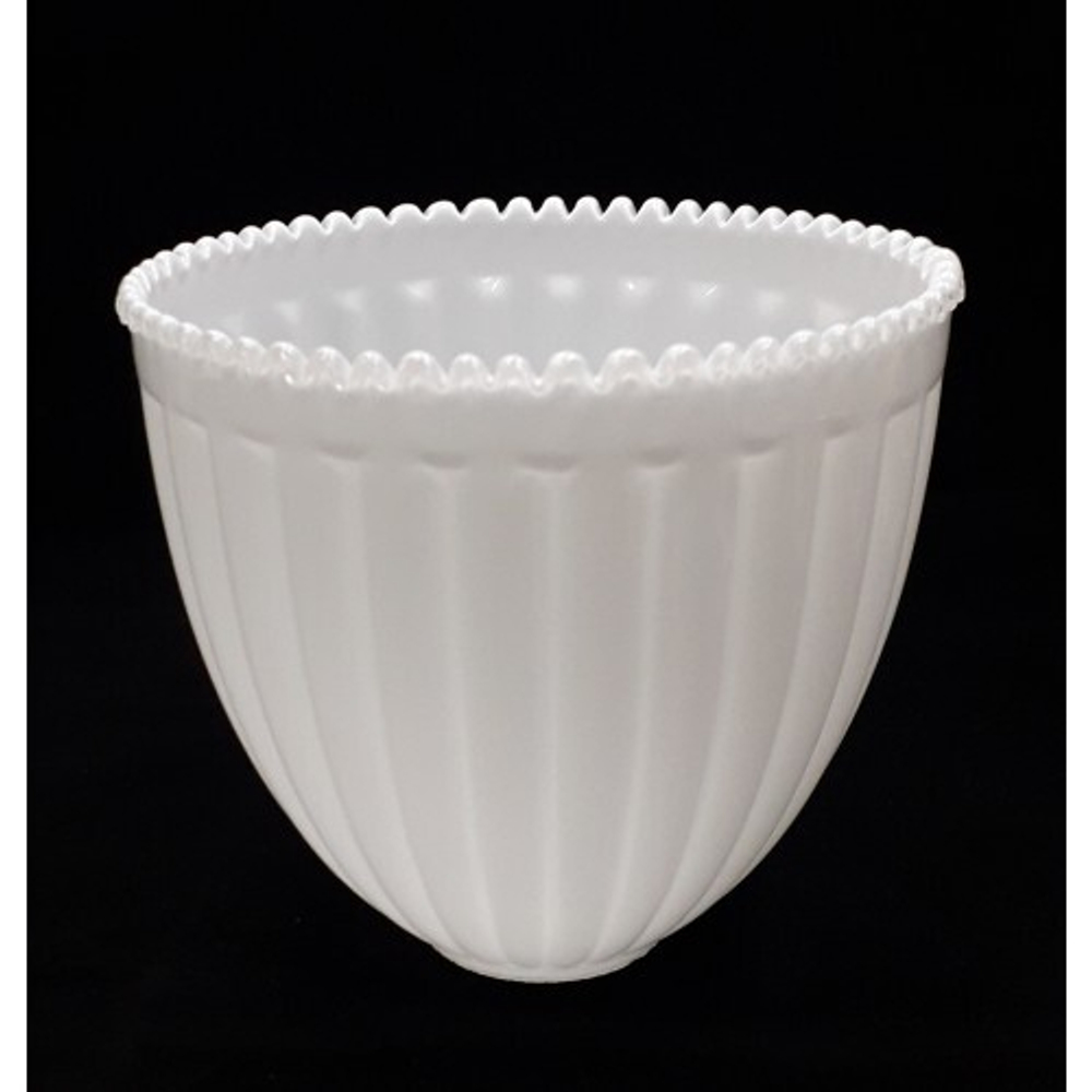 Плафон стеклянный "Белый вальс"