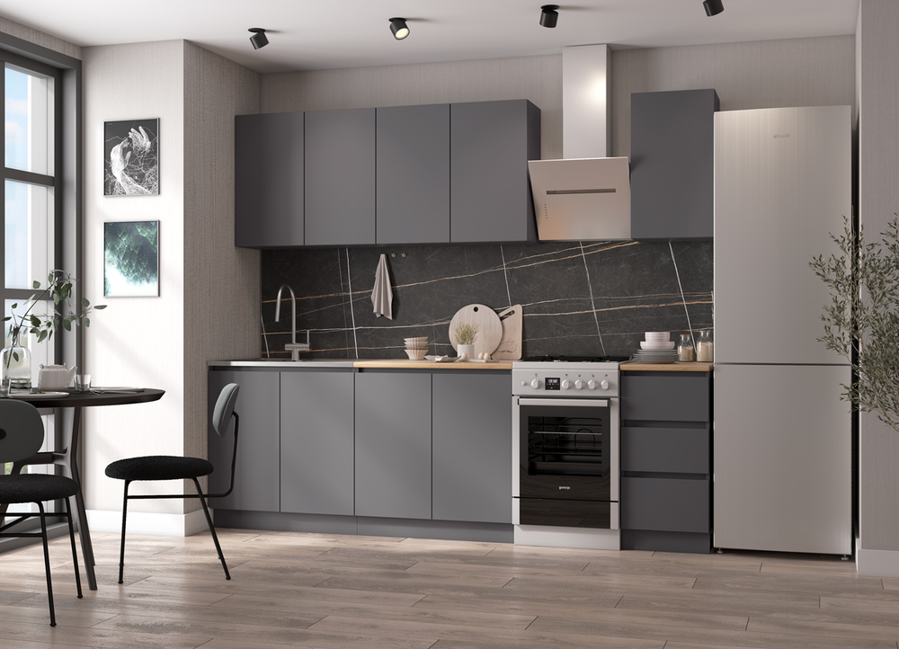 Кухня Мори 2.0 Графит МП