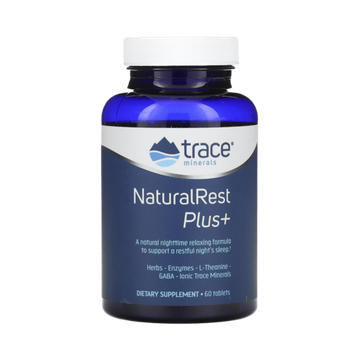 Trace Minerals Natural Rest Plus+ (60 таб), Комплекс для Сна и Спокойствия