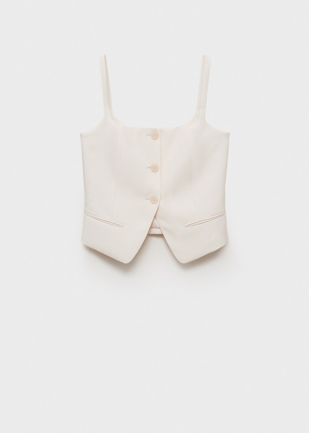 Костюмный жилет с открытой спиной