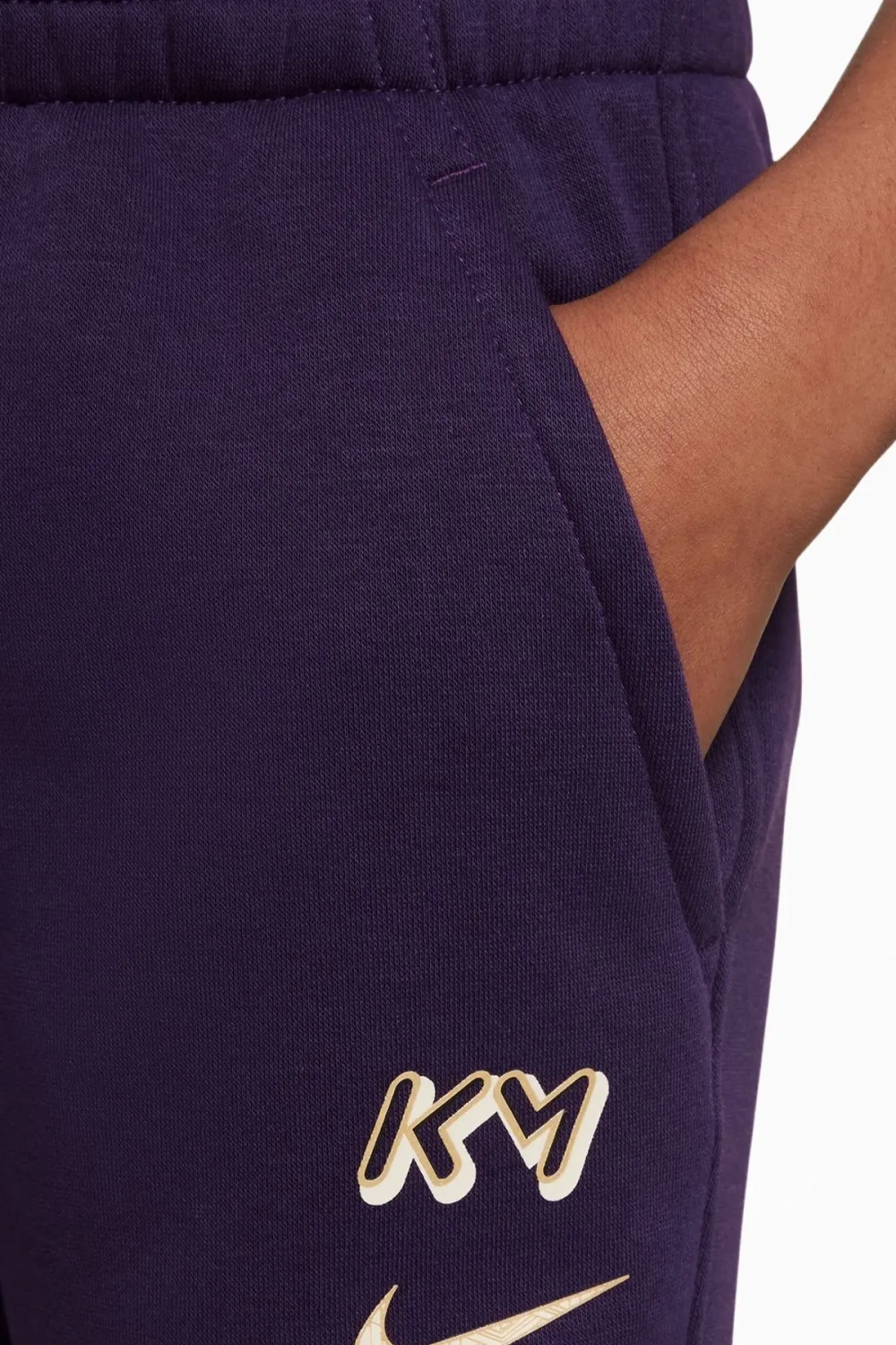 Штаны Nike Kylian Mbappé Club Fleece Junior - фиолетовый
