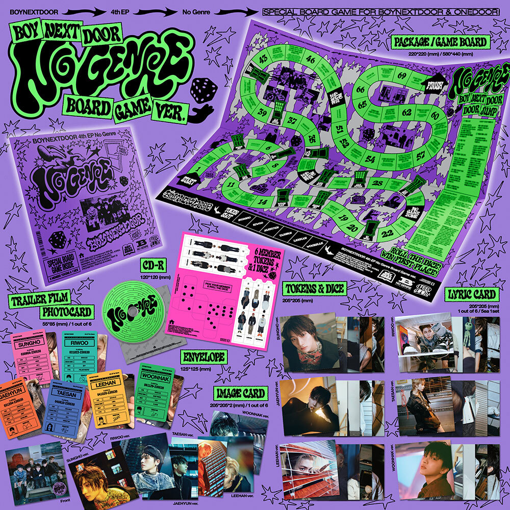 Альбом BOYNEXTDOOR - 4th EP No Genre (Board Game ver.) (Weverse shop)