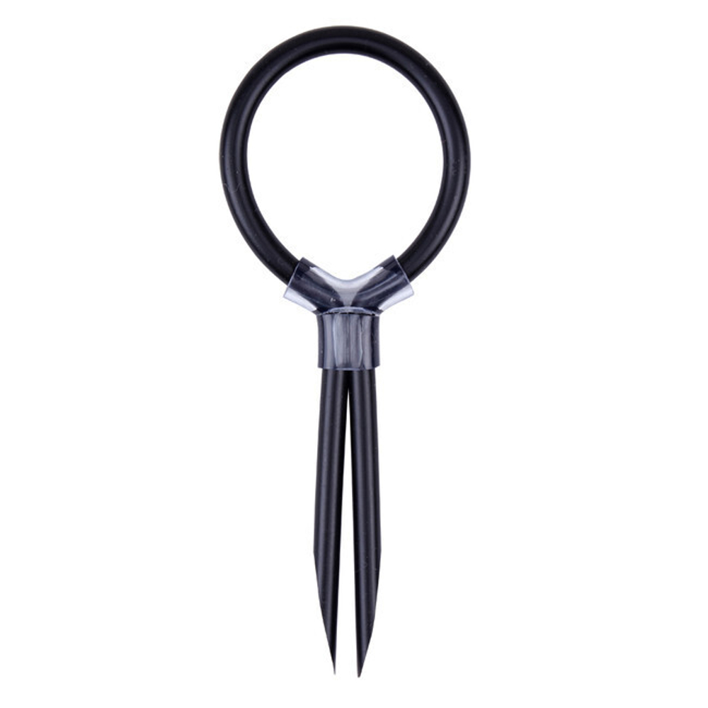 Лассо на пенис Stud Ring (Цвет: черный)