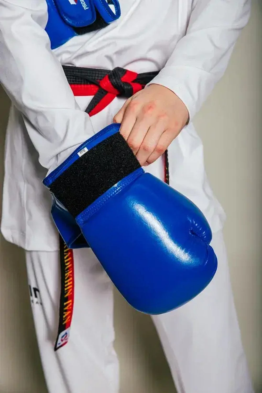 Перчатки боксерские ProfSport синие