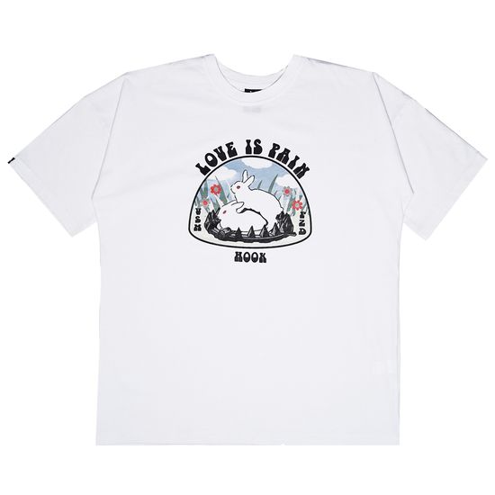 Футболка HOOK «Пейн» оверсайз белый