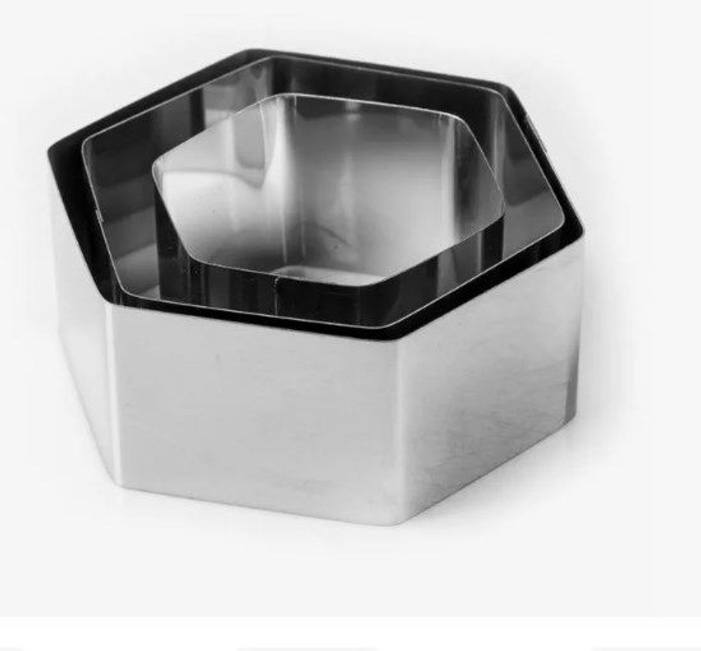 Форма для выпечки ШЕСТИУГОЛЬНИК 250 мм высота 60 мм