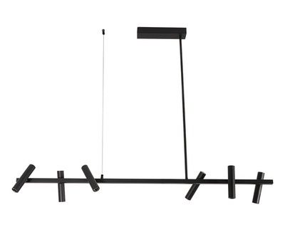 07613-6AS,19 Люстра Верония черный Led 18W