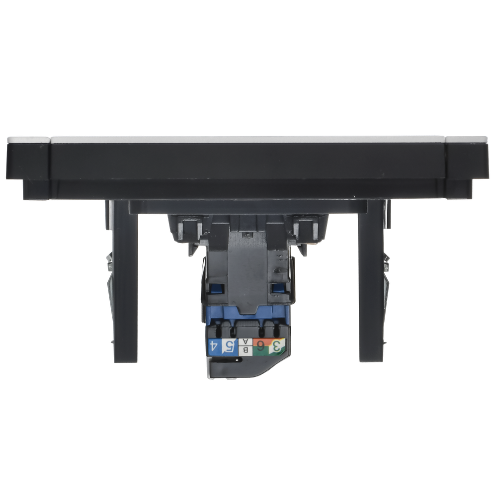FORTE&PIANO Розетка компьютерная RJ45 кат.6 FP231M металл белый IEK