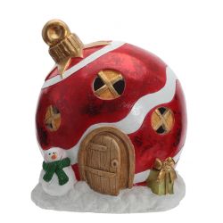 GAEM Фигурка декоративная "Домик" с подсветкой (АААх3, н/п) , L29 W32 H37 см, 2в.