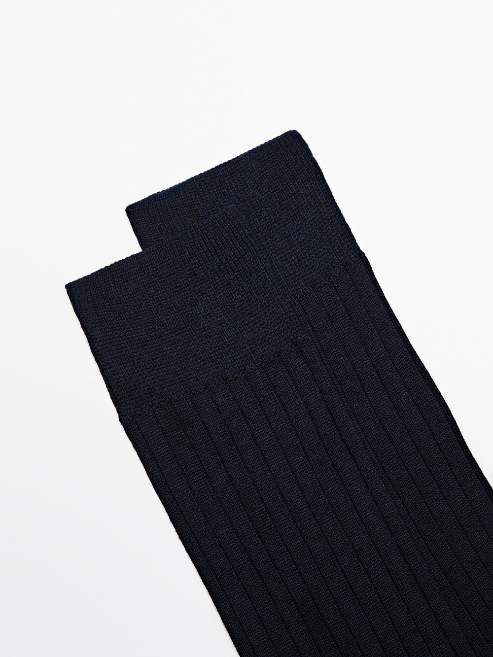 Massimo Dutti Носки в рубчик, темно-синий
