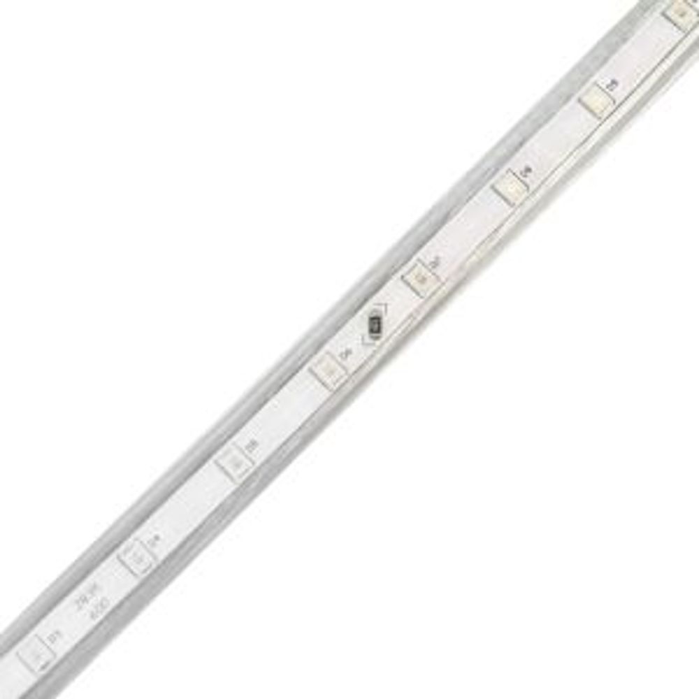 Лента светодиодная 220В, SMD2835, 4,8Вт/м, 60 LED/м, Красный, 10х7мм, 100м, с кабелем питания, IP67