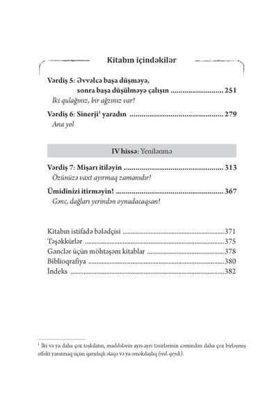 Yüksək effektli insanların 7 vərdişi