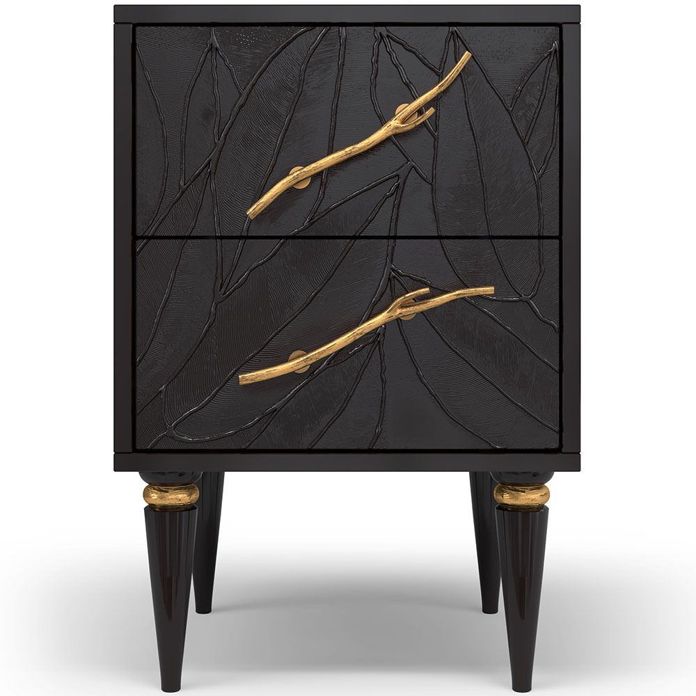 Тумба Арт Колор leaves Классик Голд Терпкий коричневый