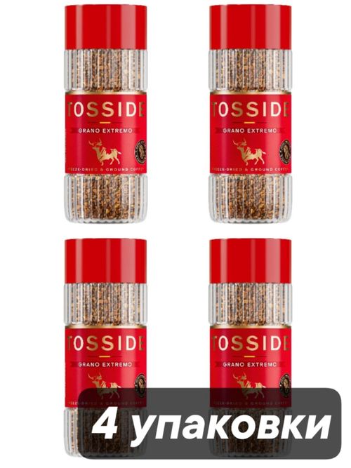 Кофе растворимый Tosside Grano Extremo 100 г x 4 шт
