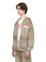 Худи Ovum Zip Flat white