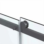 Душевой уголок Vincea Como Soft VSR-1CS1013CLGM 130x100 стекло прозрачное/профиль вороненая сталь