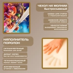 Бескаркасный диван кровать раскладной "Супер Марио"