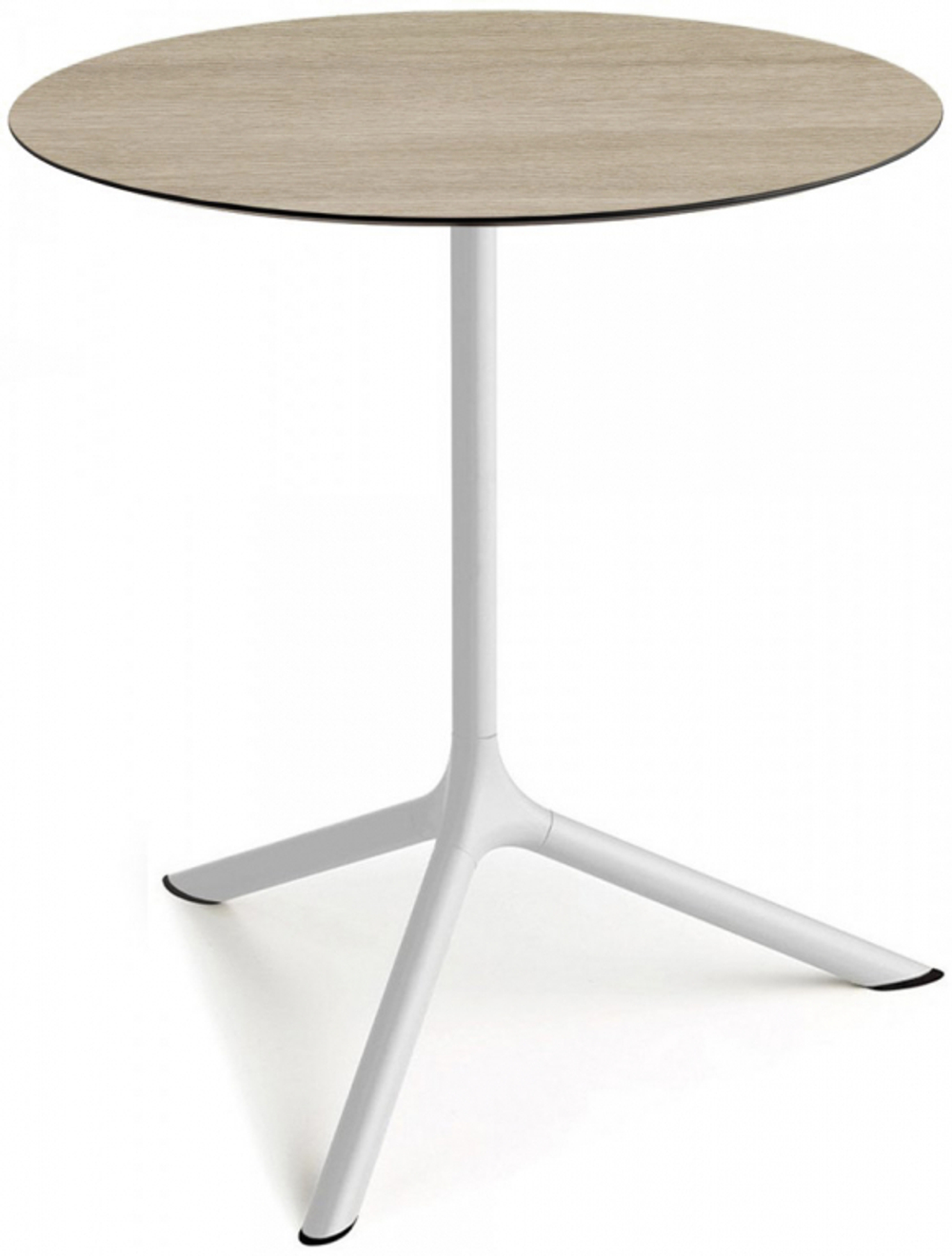 Стол ламинированный обеденный Scab Design Tripe Maxi, белый, состаренный дуб тортора