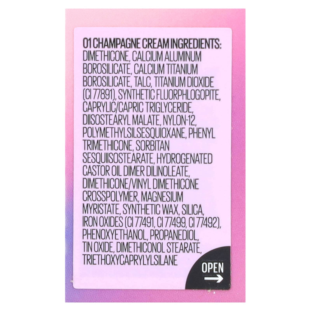 Kaja, Beauty Bento, трио теней для век, сияющий блеск, оттенок 01 розовая вода, 3 г (0,10 унции)