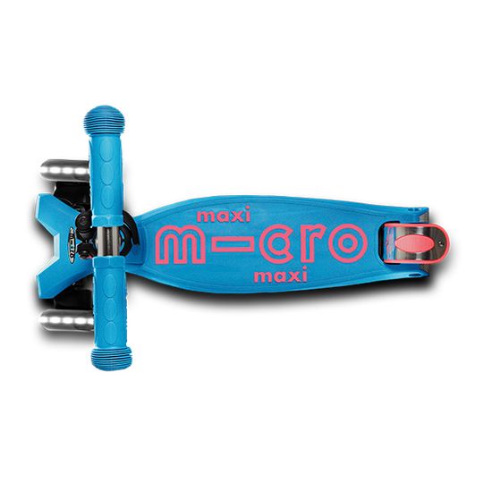 Самокат Maxi Micro Deluxe Аква LED