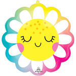 Шар Фольгированный Ромашка счастливая (Ассорти)