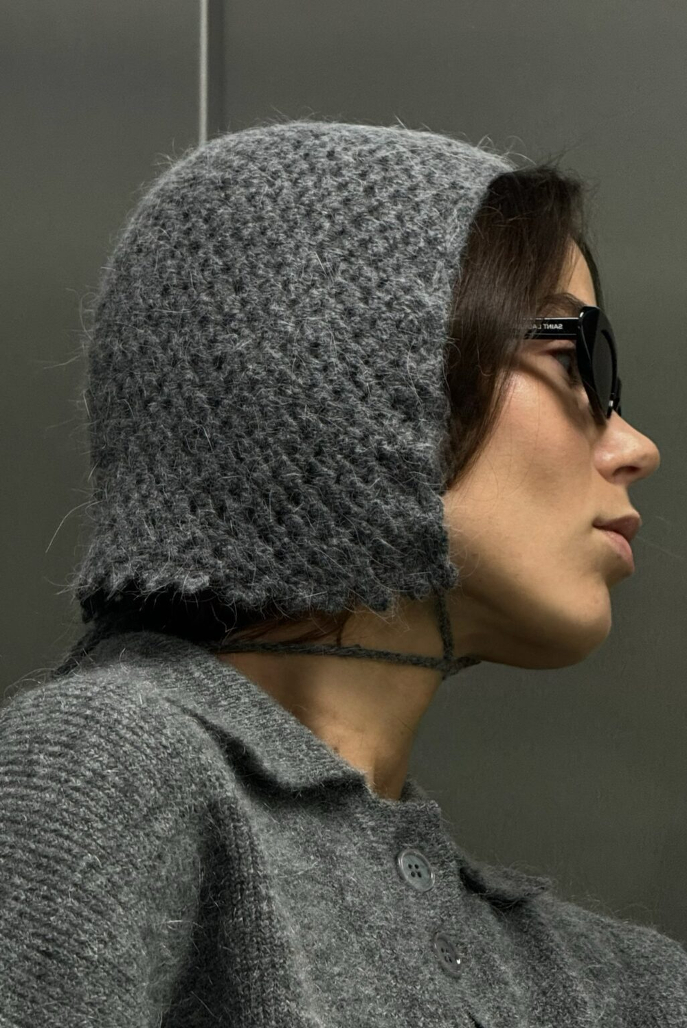 Косынка вязаная