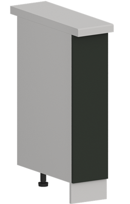 Кухня Модуль ШН 200 Белый / Насыщенно-зеленый