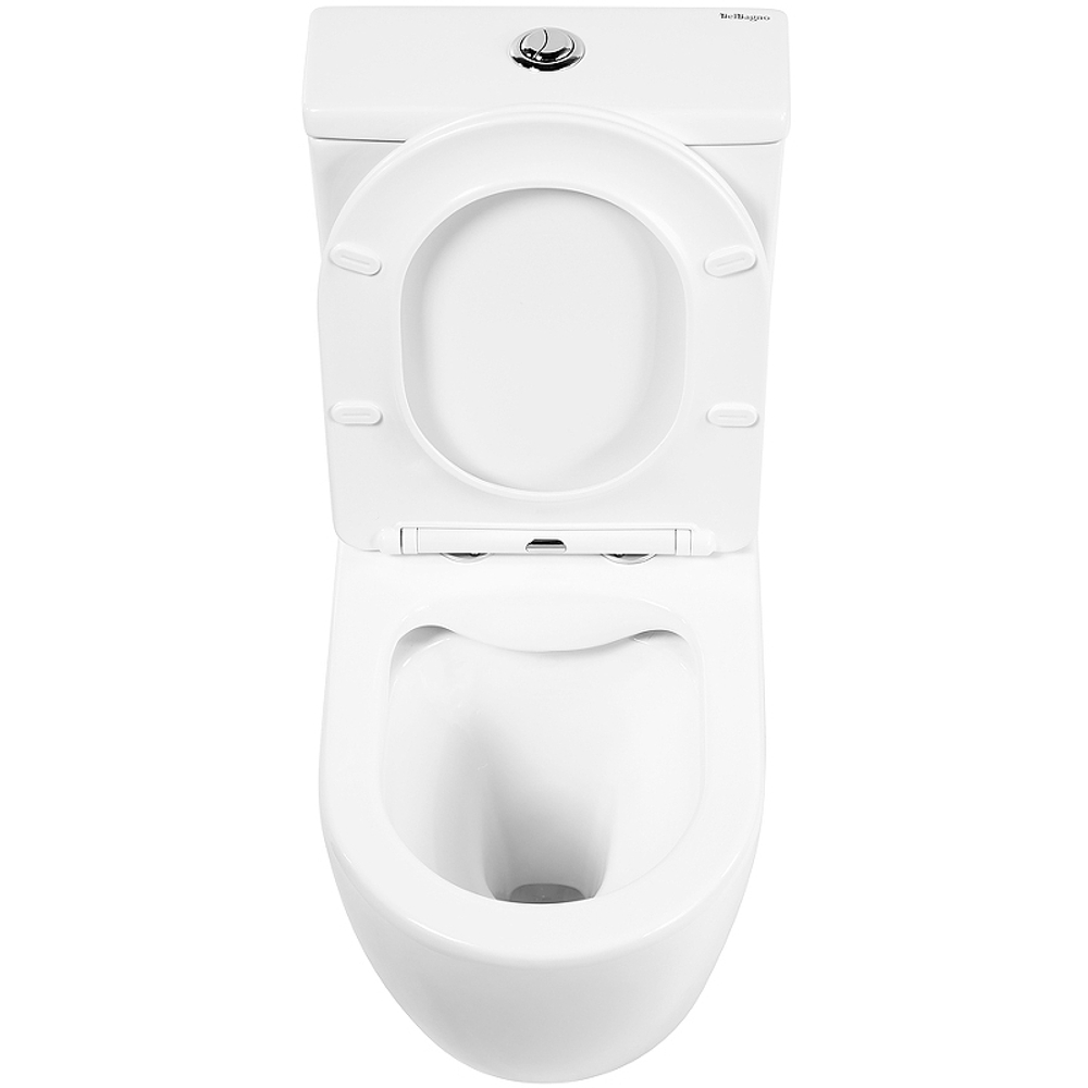 Унитаз компакт BelBagno Amanda BB051CPR/BB051SC без бачка с сиденьем Микролифт