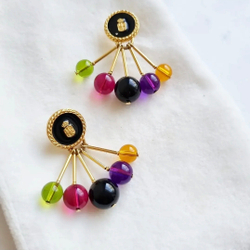Серьги Liz Claiborne цветные шарики