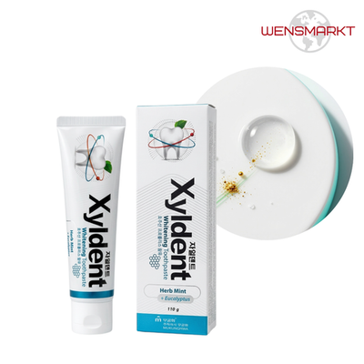 Отбеливающая зубная паста "Xyldent" «Травы и эвкалипт» (гелевая), 110 г (Корея)