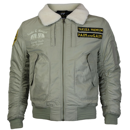 Бомбер/зима песчано-серый Yakuza Premium 3965