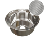 Мойка круг d 51 (0,8) вып 3 1/2 MIXLINE (глуб чаши 18см) с сифоном  ДЕКОР