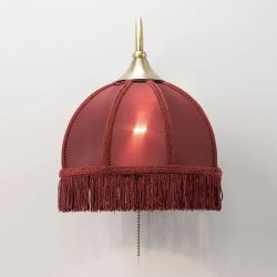 Citilux Базель CL407313 Бра с бордовым абажуром и выключателем