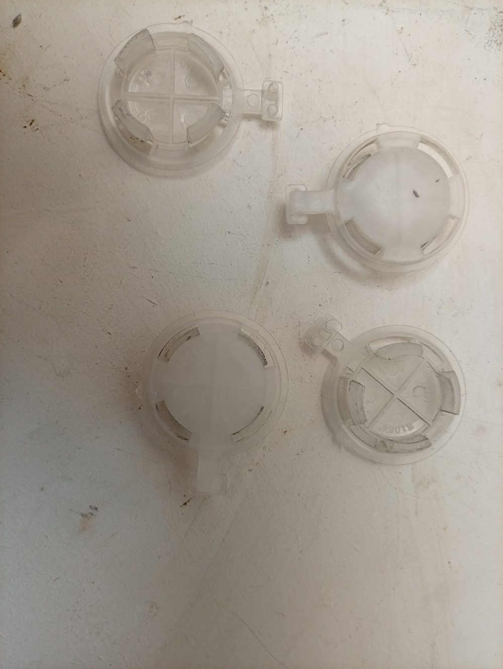 AWS71212 кт20 Пластиковый крепеж, защёлки и заглушки для стиральной машины Whirlpool б/у